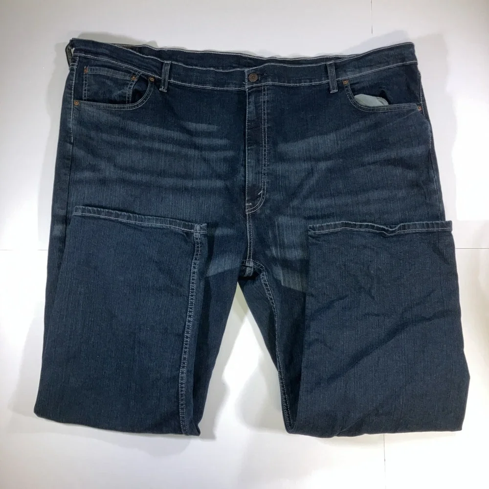 Levi's‎ 559 Jeans Mens 50x30 Relaxed Straight Dark Wash Stretch Denim